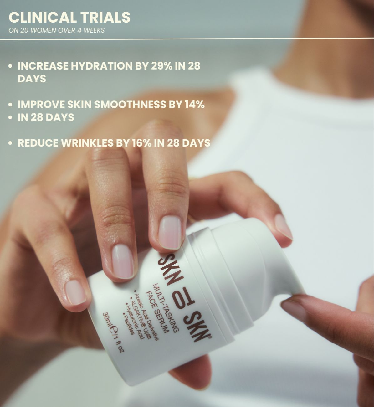 clinical trials face serum