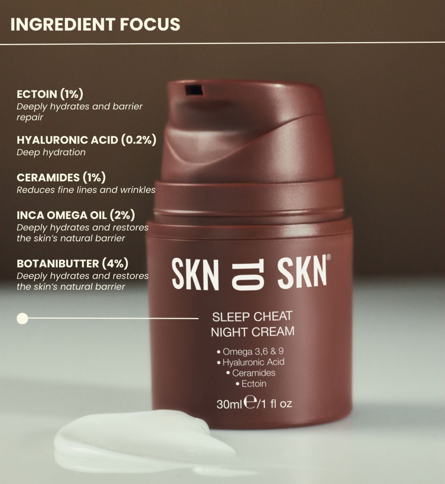 ingredients night cream