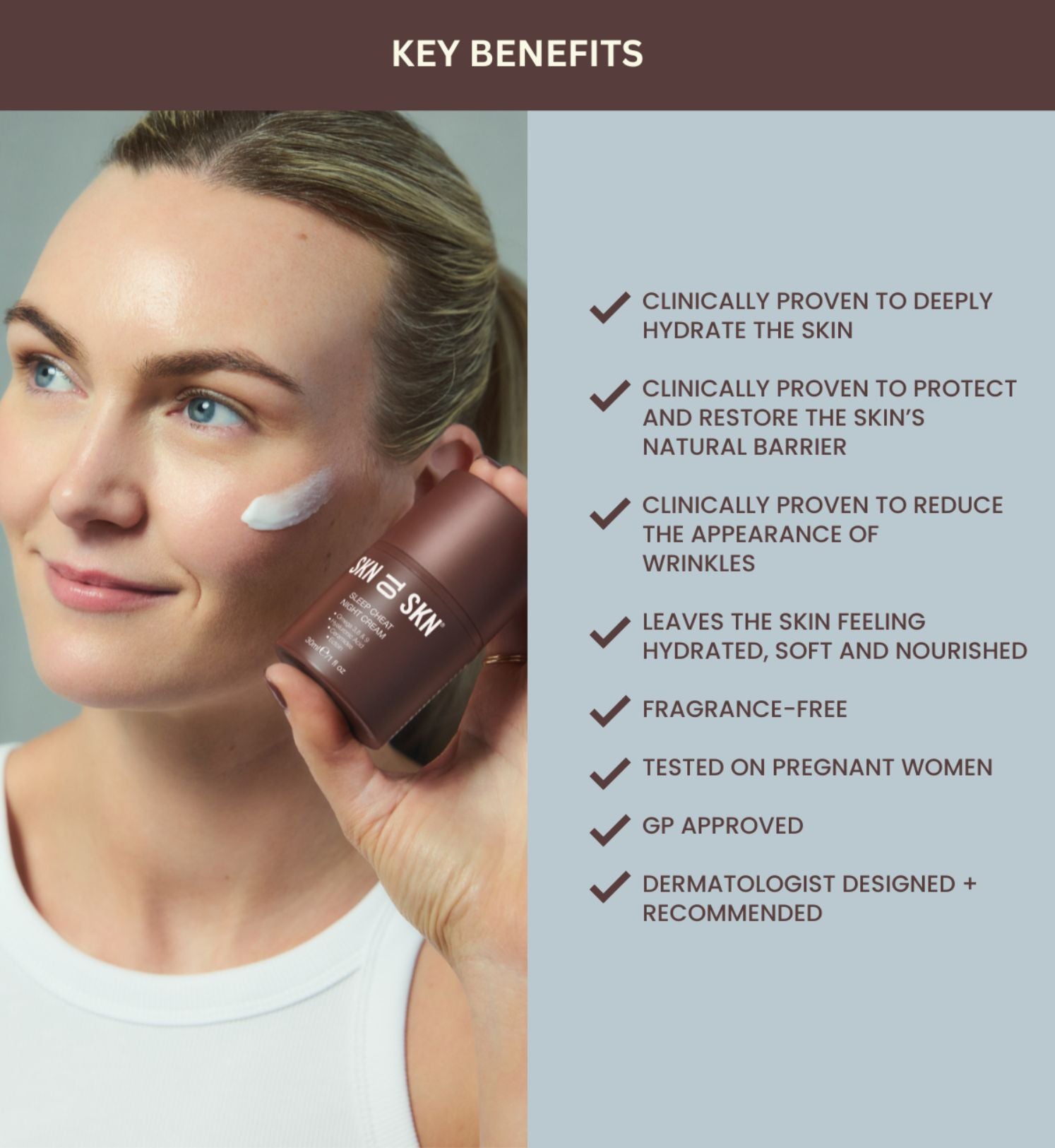 key benefits night cream