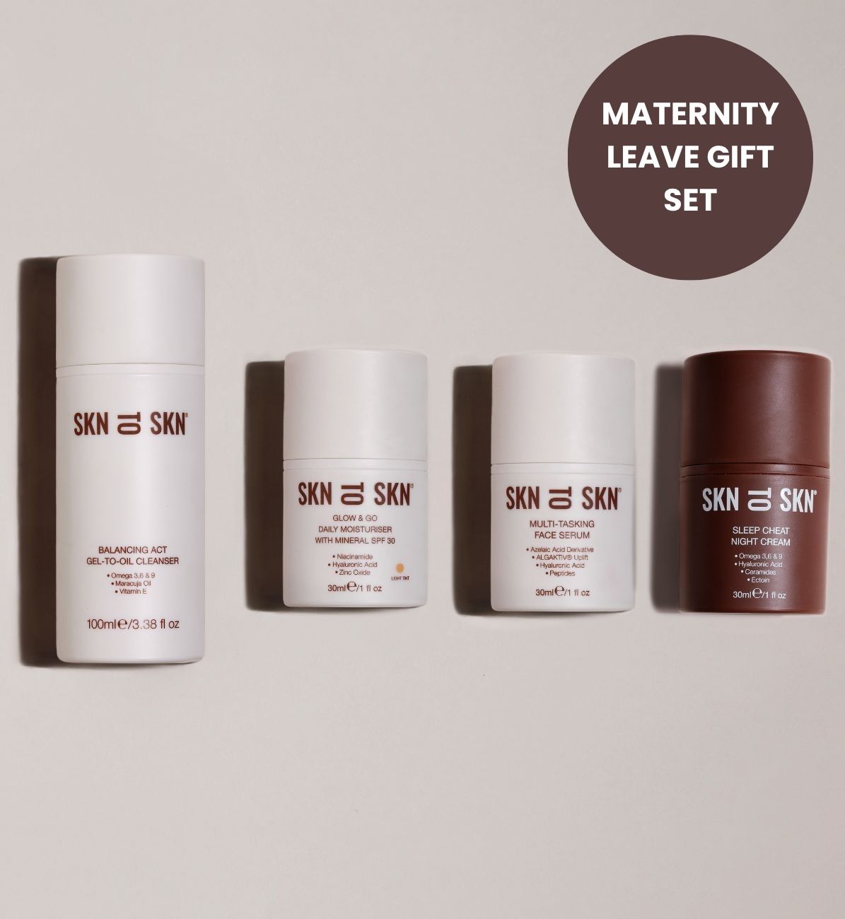 maternity leave gift set light tint